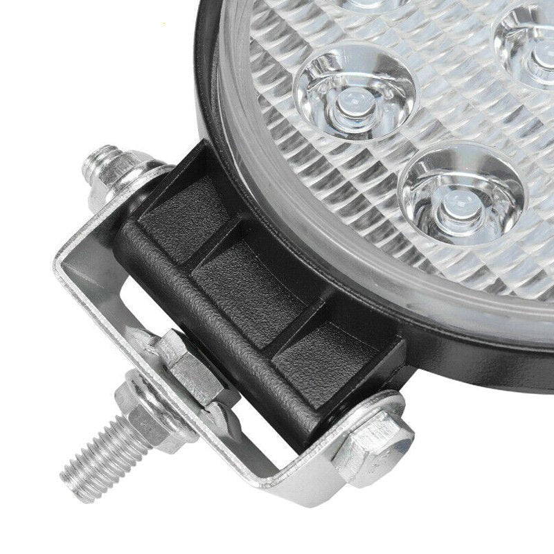 Car LED Work Light Mini Round 9 Lights 27W Auxiliary Light Modified Headlight Engineering Spotlight Headlight