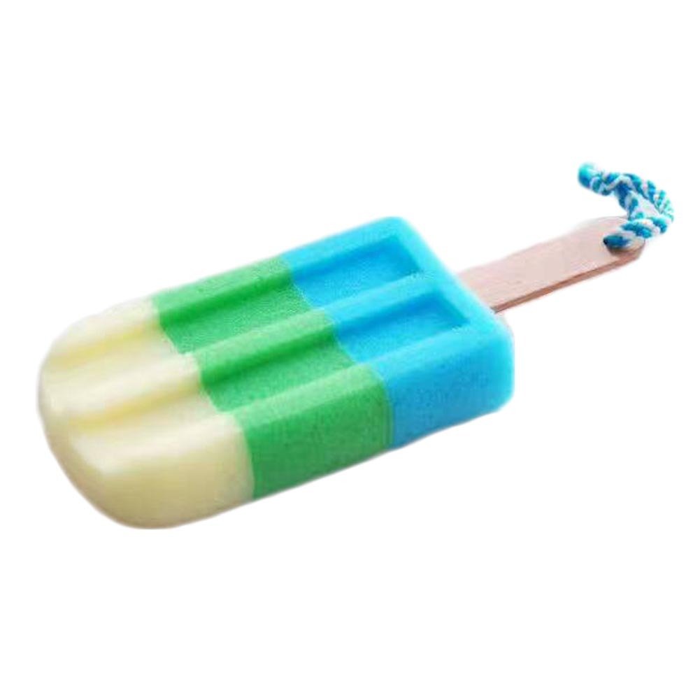 Color Random 1Pc Soft Shower Sponge Cute New Design Ice Cream Shaped Stick Bathroom Bathing Washing Sponges P5 China