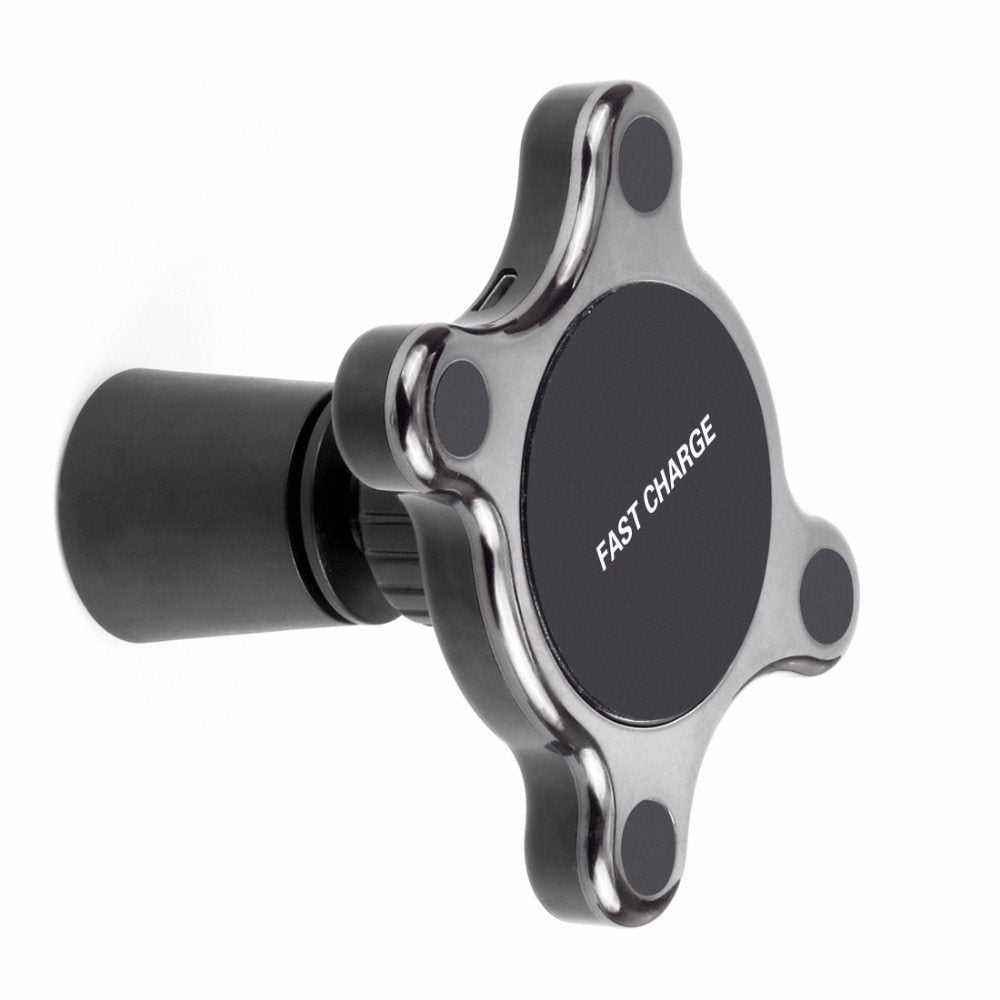 Compatible With Apple, QI Magnetic Car Mount Wireless Charger