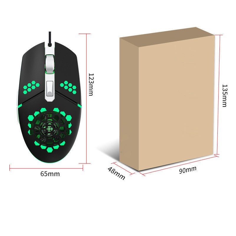Cooling Hole Mouse Game Mechanical Game Mouse