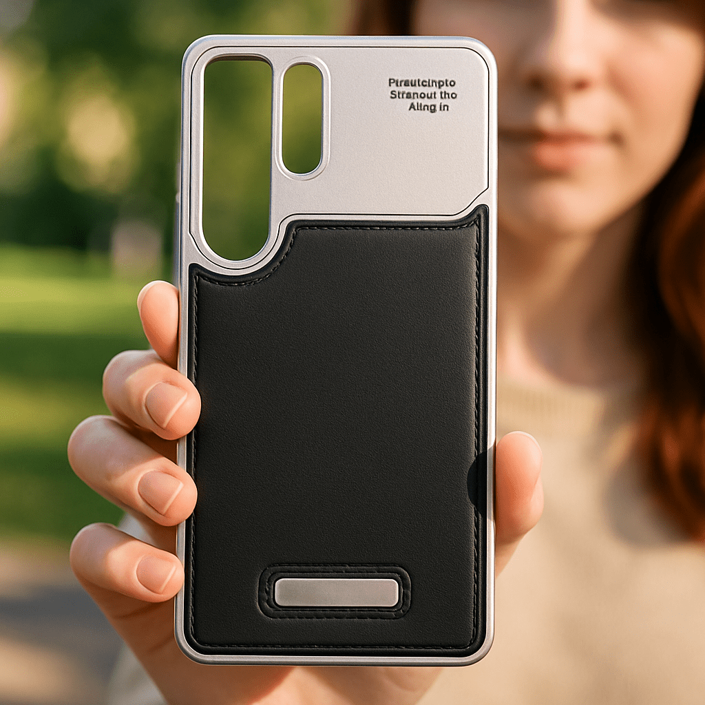 Creative Leather Patch Phone Case - Zambeel