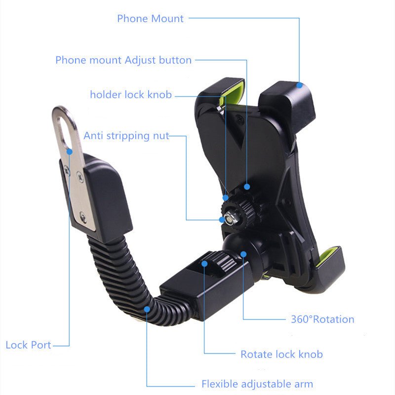 Electric Motorcycle Mobile Phone Bracket