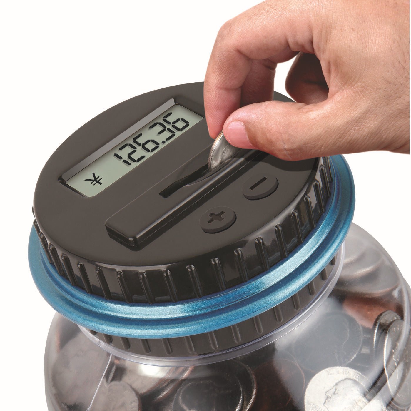 Electronic Digital Counting Coin Money Saving Box - Zambeel