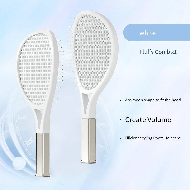 Hair Comb Tennis Racket Fluffy Combs High Skull Top Hair Artifact Airbag Cushion Massage Comb Barber Tools Hair Detangler Hairbrush For Thick Hair Self Cleaning Curly Hair Brush For Curly Hair - Zambeel