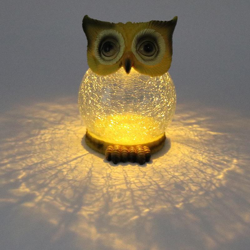 LED Owl Shaped Solar Light Outdoor Porch - Zambeel