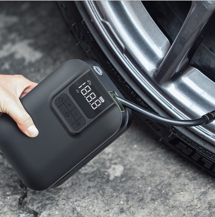 New A7 Wireless Car Air Pump Portable Car Mini Tire Digital Display Small Air Pump Bicycle Pump