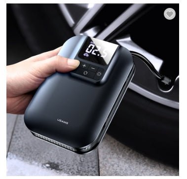 New A7 Wireless Car Air Pump Portable Car Mini Tire Digital Display Small Air Pump Bicycle Pump - Zambeel