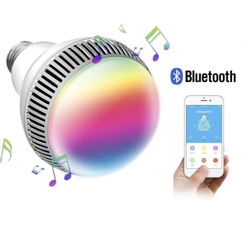 Smart LED Colorful Bulb Bluetooth Wireless Speaker