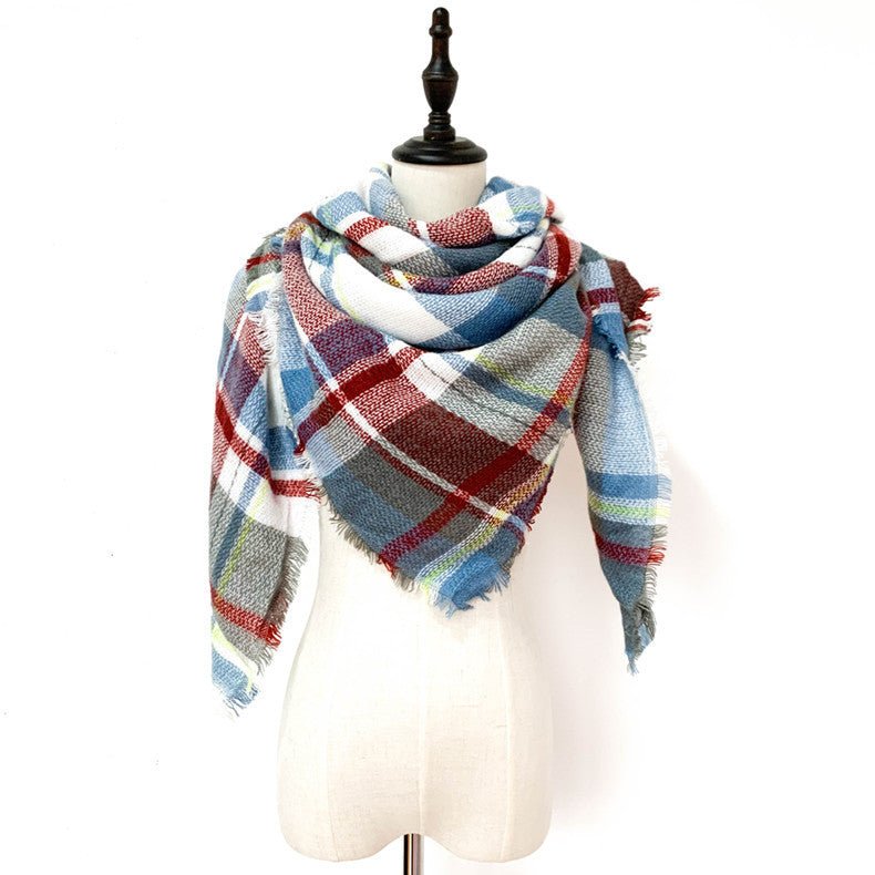 Square Blanket Talma Scarf Women's Neck Warmer Plus - sized Size Talma - Zambeel