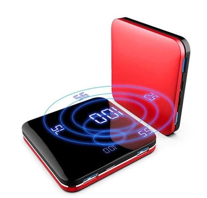 Ultra-Thin Mirror Mini Charging Treasure