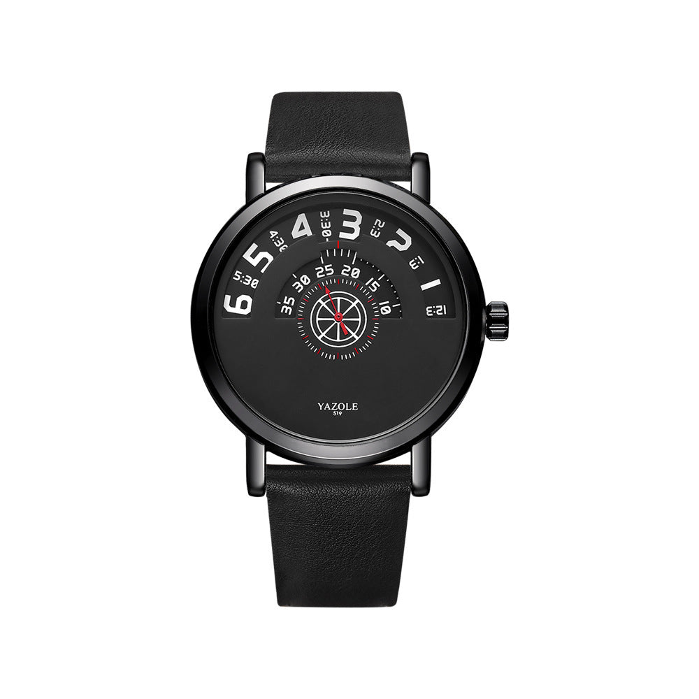 Watch Men's Turntable Waterproof Men's Watch Quartz Watch Men's Watch - Zambeel