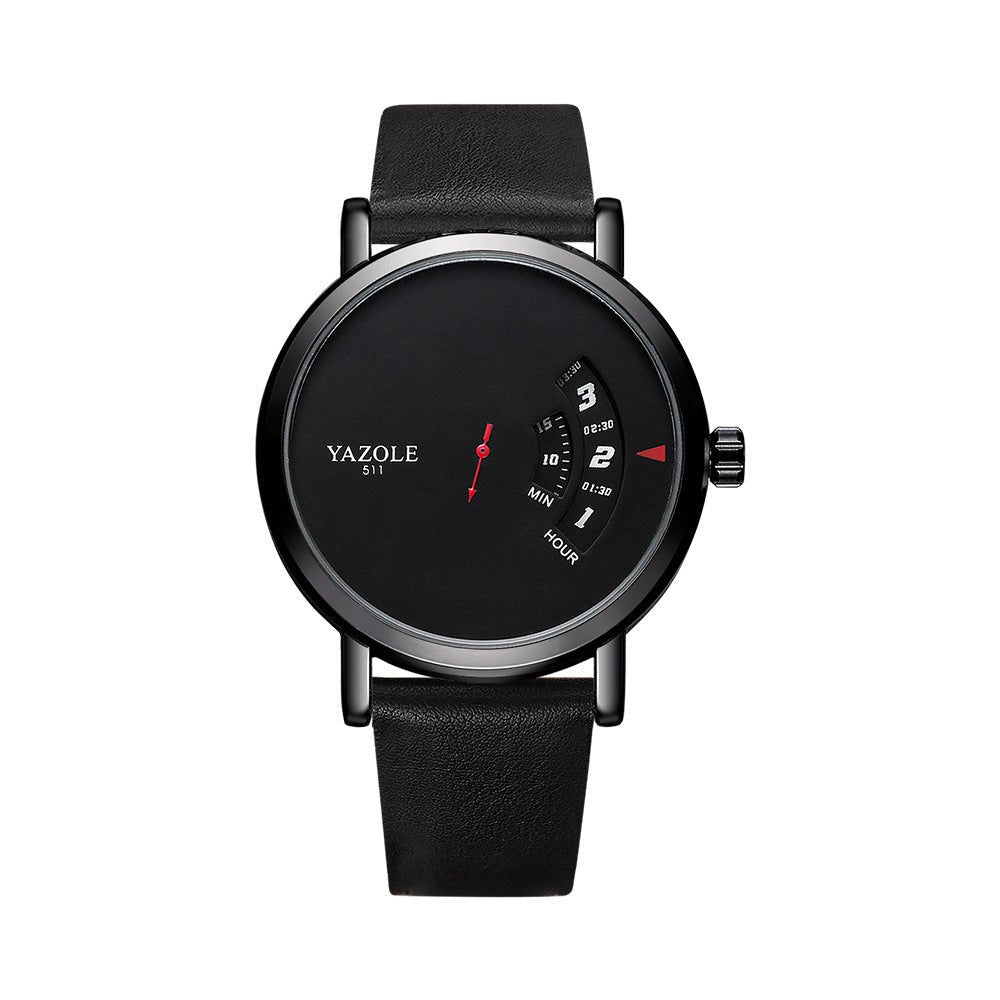 Watch Men's Turntable Waterproof Men's Watch Quartz Watch Men's Watch - Zambeel