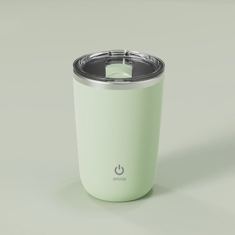 350ml Automatic Self Stirring Mug Coffee Milk Juice Mixing Cup Electric Stainless Steel Lazy Rotating Mug Magnetic Stirring Cup Kitchen Gadgets - Zambeel