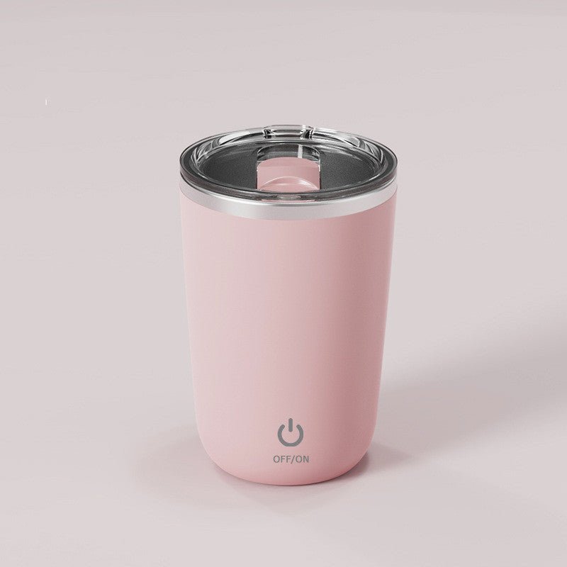 350ml Automatic Self Stirring Mug Coffee Milk Juice Mixing Cup Electric Stainless Steel Lazy Rotating Mug Magnetic Stirring Cup Kitchen Gadgets - Zambeel