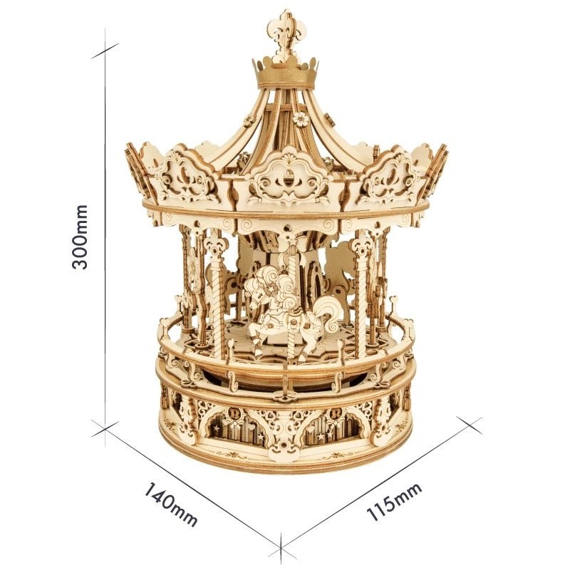 3D Wooden Puzzle Game Assembly Model Construction Kit - Zambeel