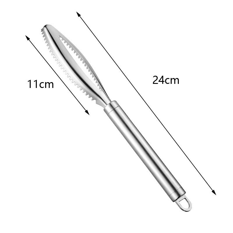 430 Stainless Steel Scale Removing Artifact Fish Killing Tool Kitchen Gadgets - Zambeel