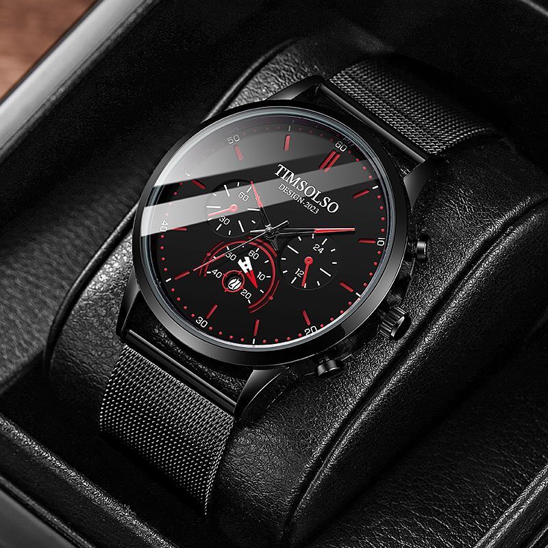 All - matching Simple And High - end Elegant Cool Ultra - thin Calendar Quartz Watch - Zambeel