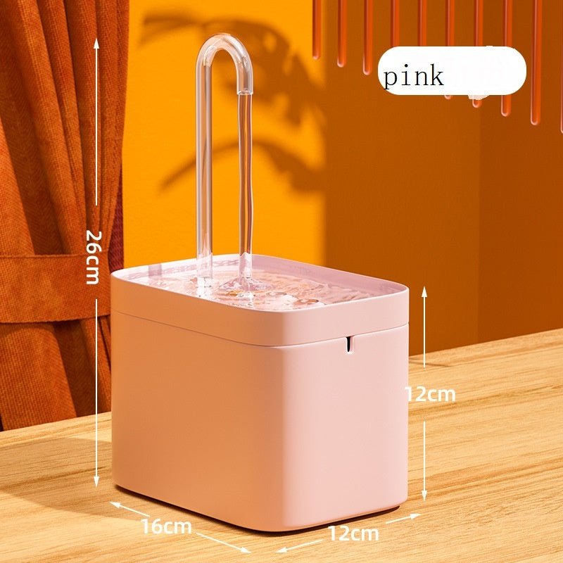 Automatic Cat Water Fountain Auto Filter USB Electric Mute Cat Drinker Bowl 1.5L Recirculate Filtring Drinker For Cats Pet Water Dispenser - Zambeel