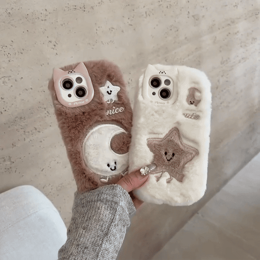 3D Furry Cartoon Phone Cases
