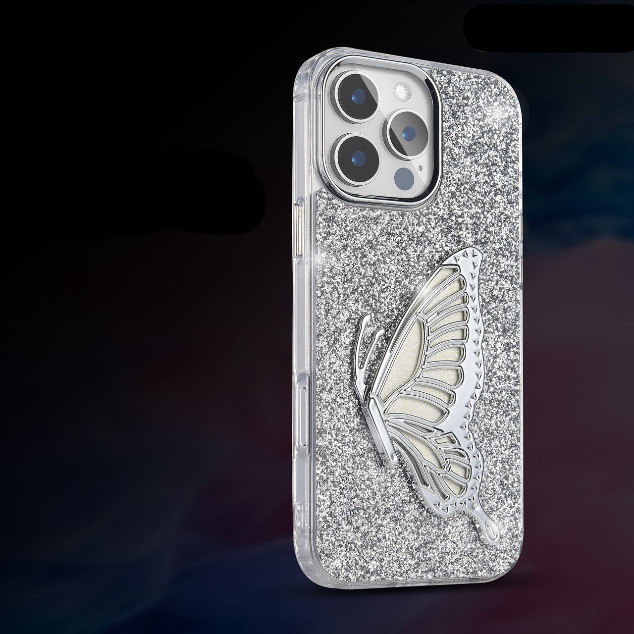 Butterfly Glitter Phone Case
