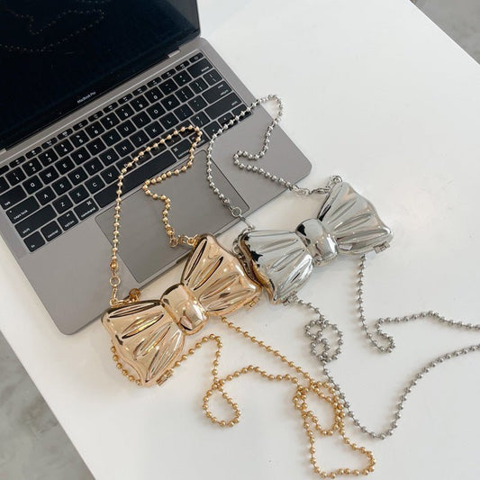 Butterfly Metal Lipstick Pack Women's Fashion Advanced Mini Chain Crossbody
