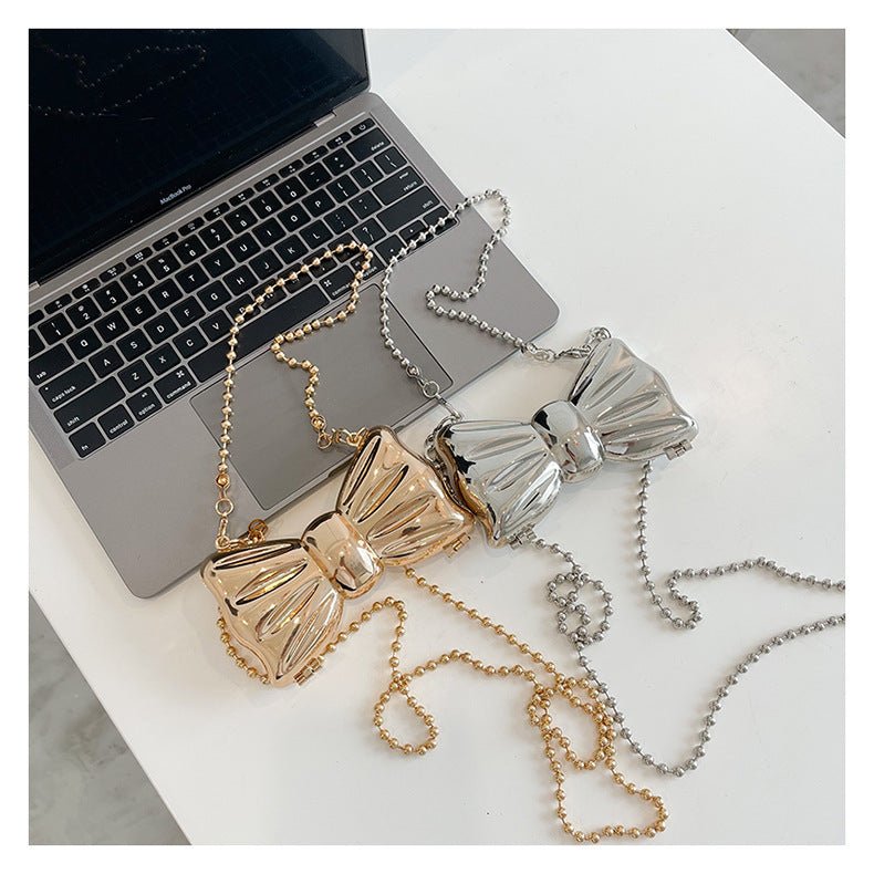 Butterfly Metal Lipstick Pack Women's Fashion Advanced Mini Chain Crossbody