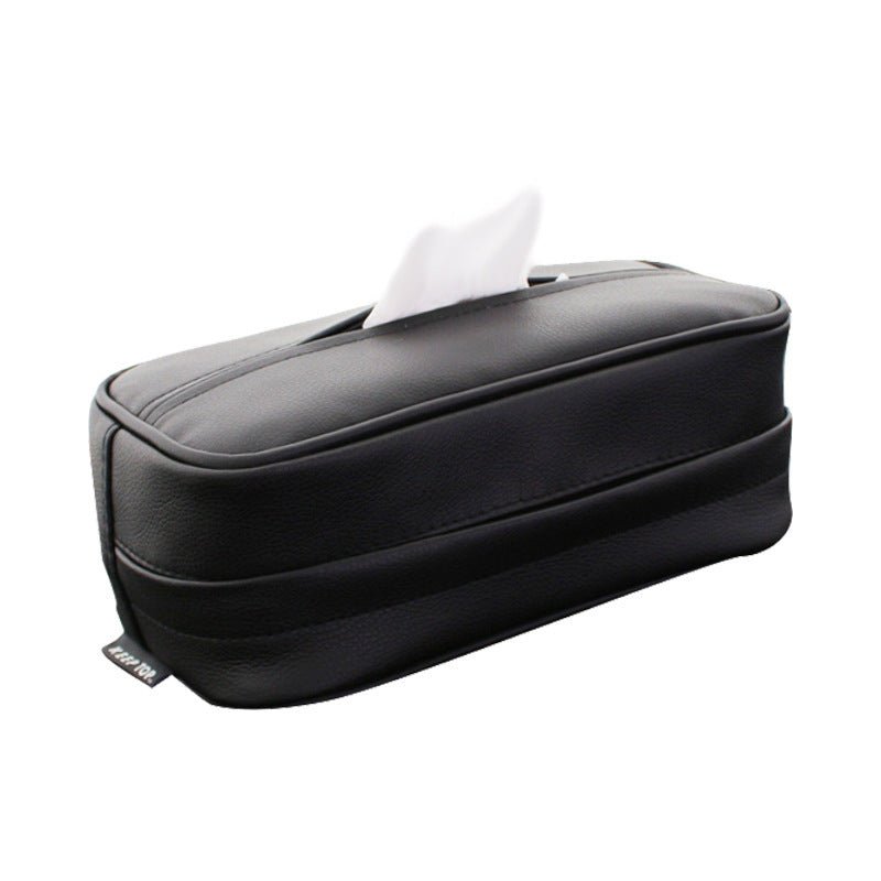 Car PU Hanging Leather Box Car Pumping Paper Bag