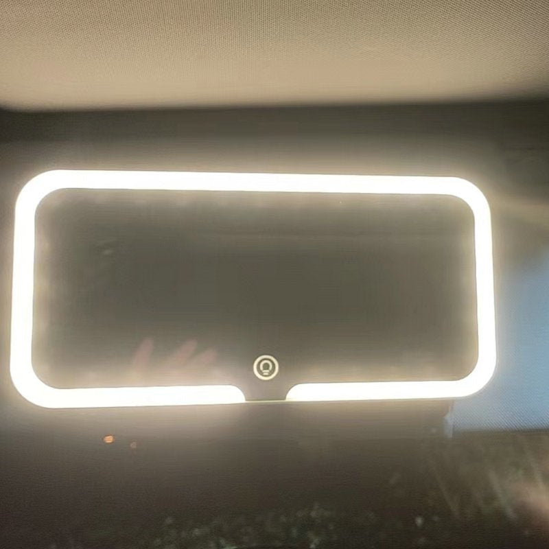 Car Sun Visor With Light Led Make - up Mirror - Zambeel