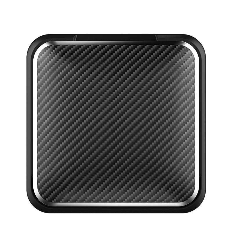 Carbon Fiber Texture Silicone Car Dashboard Center Console Navigation Phone Holder