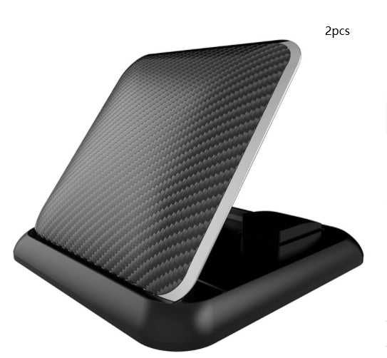 Carbon Fiber Texture Silicone Car Dashboard Center Console Navigation Phone Holder