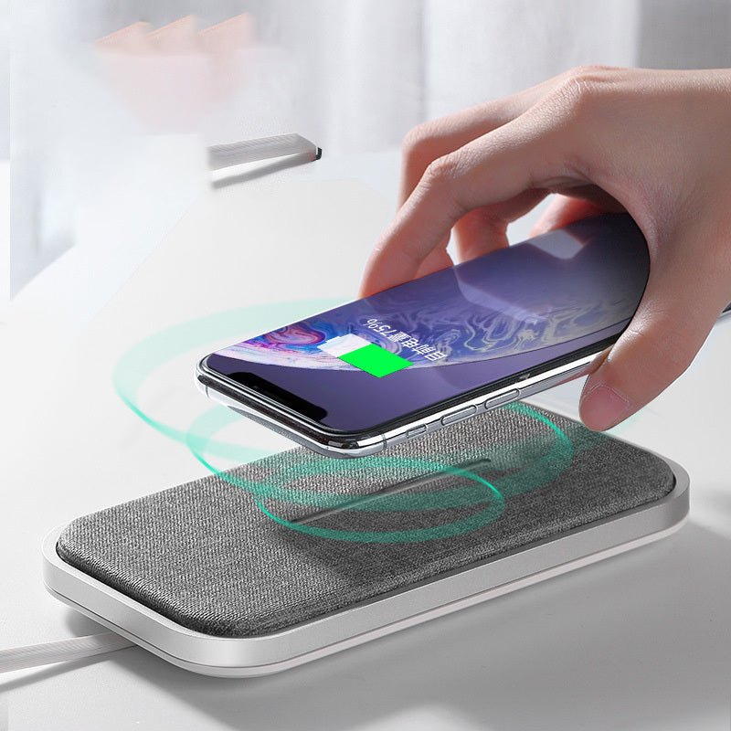 Compatible with Apple, Le Chargeur Sans Fil Convient A La Charge Rapide Automatique Automatique Du Telephone Portable Universel Apple IPhone  Huawei  Xiaomi  Samsung