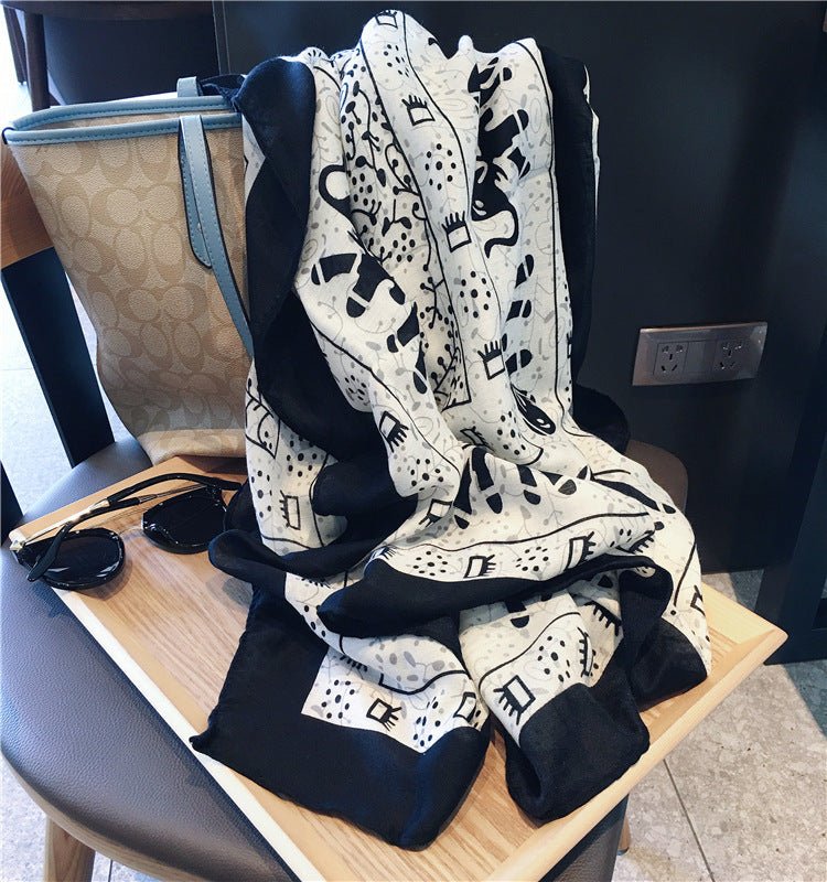 Cotton And Linen Ethnic Style Fake Sunscreen Scarf