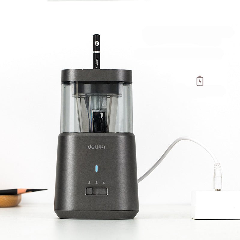 Deli Electric Pencil Sharpener Automatic Pencil Sharpener