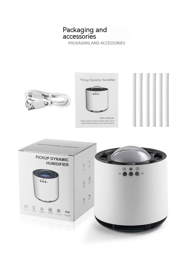 Desktop Heavy Fog Humidifier Office Home Porous Home Decor - Zambeel