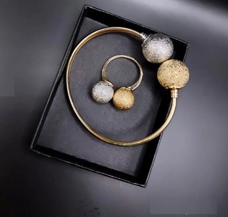 Dual Style Gold - Tone Jewelry Set - Zambeel
