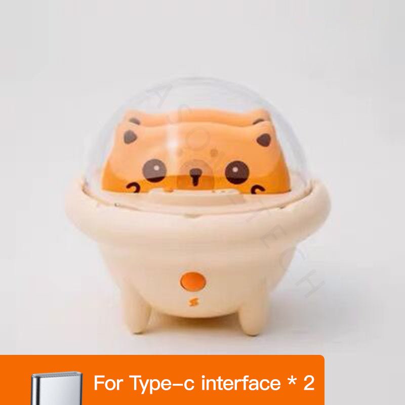 DuoXin Spaceship Cute Pet Cute Small Portable Charger - Zambeel