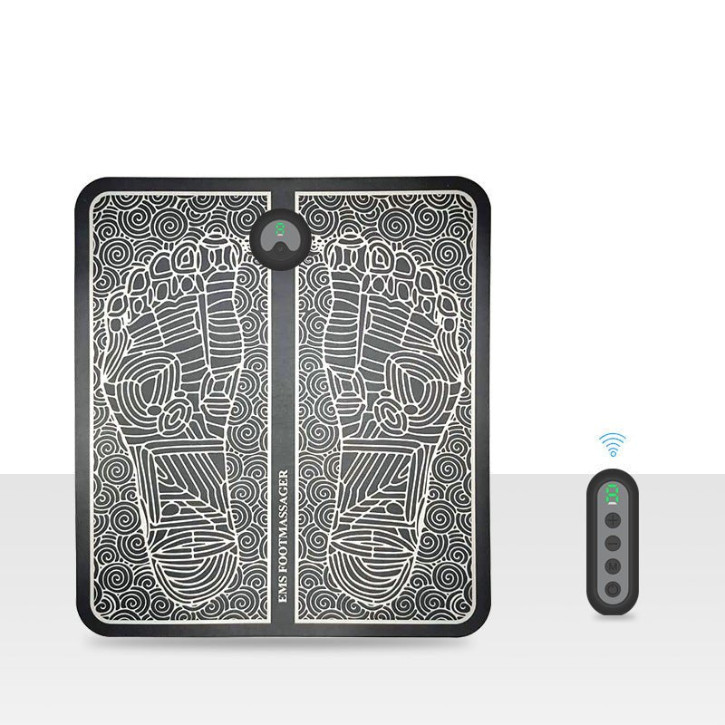 Electric EMS Foot Massager ABS Physiotherapy Revitalizing Pedicure Tens Foot Vibrator Wireless Feet Muscle Stimulator Unisex - Zambeel