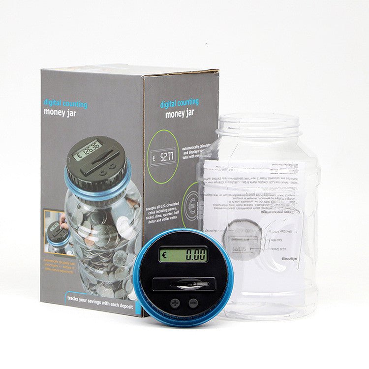 Electronic Digital Counting Coin Money Saving Box - Zambeel