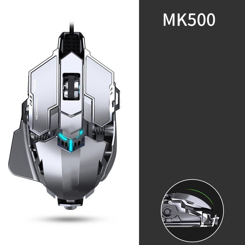 Forerunner Esports Gaming Mouse Wired Mechanical Macro Metal Weighted Mute - Zambeel