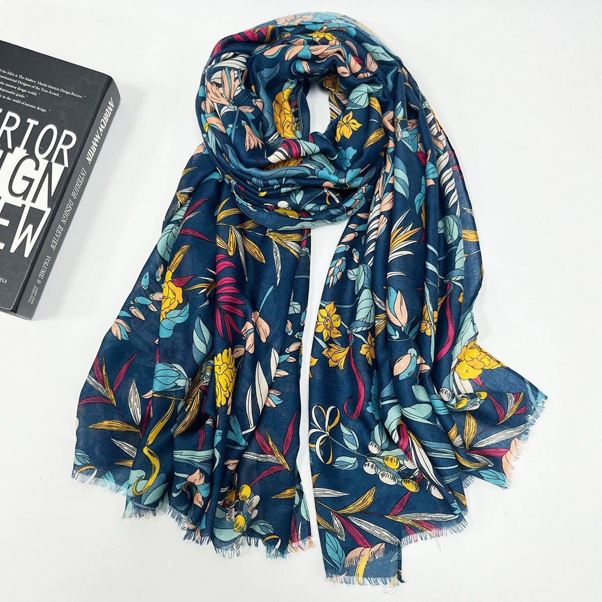 High - grade Shawl Ladies Tassel Printed Scarf - Zambeel