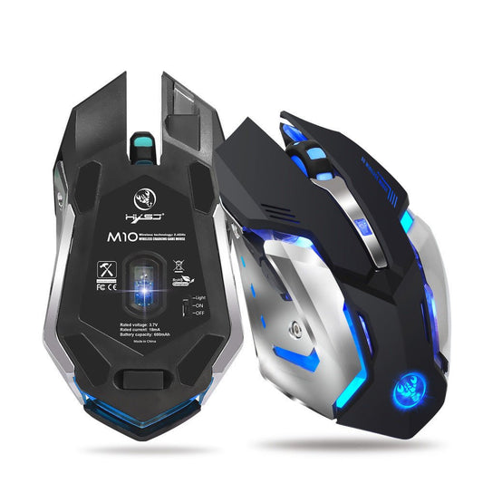 HXSJ New Wireless Mouse 2.4GPI Gaming Mouse Glowing Mouse - Zambeel