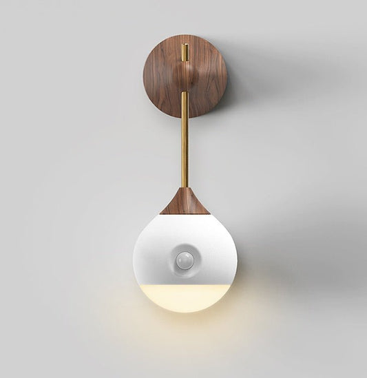 Induction Night Light Corridor Bathroom Bedroom Intelligent Human Body Bedside Lamp - Zambeel