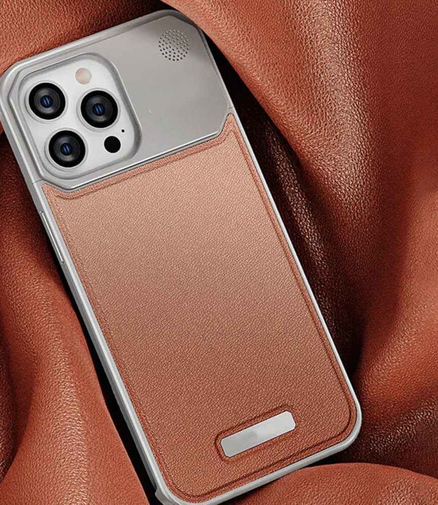 Leather Aromatherapy Cell Phone Case - Zambeel