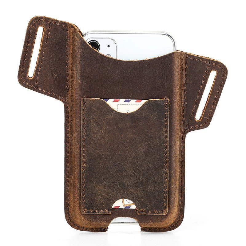 Leather Card Strap Mobile Phone Case - Zambeel