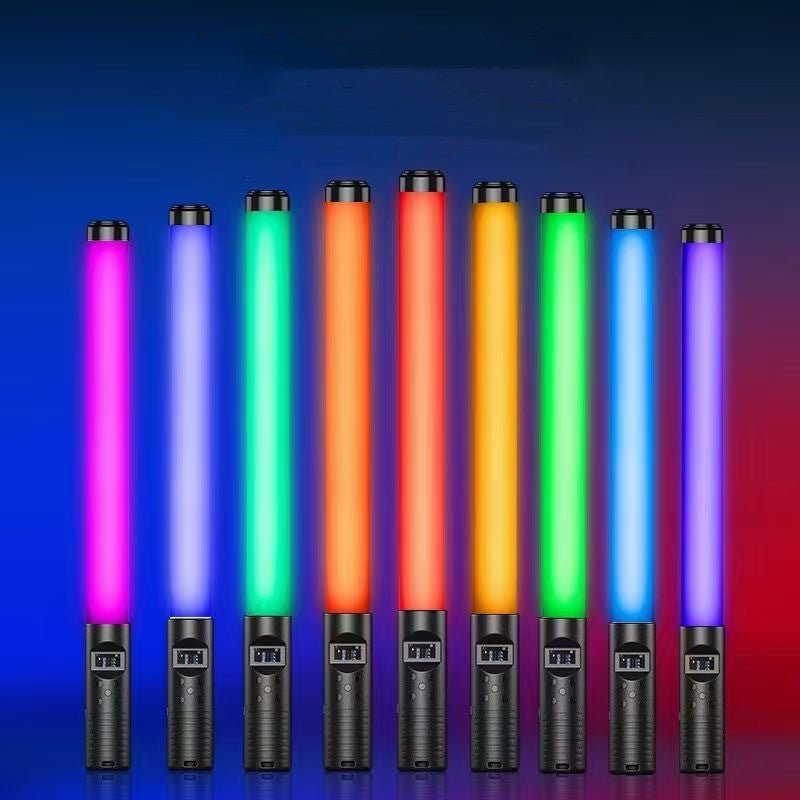 LED Handheld Light Stick Photography Light Adjustable Temperature Ice Light