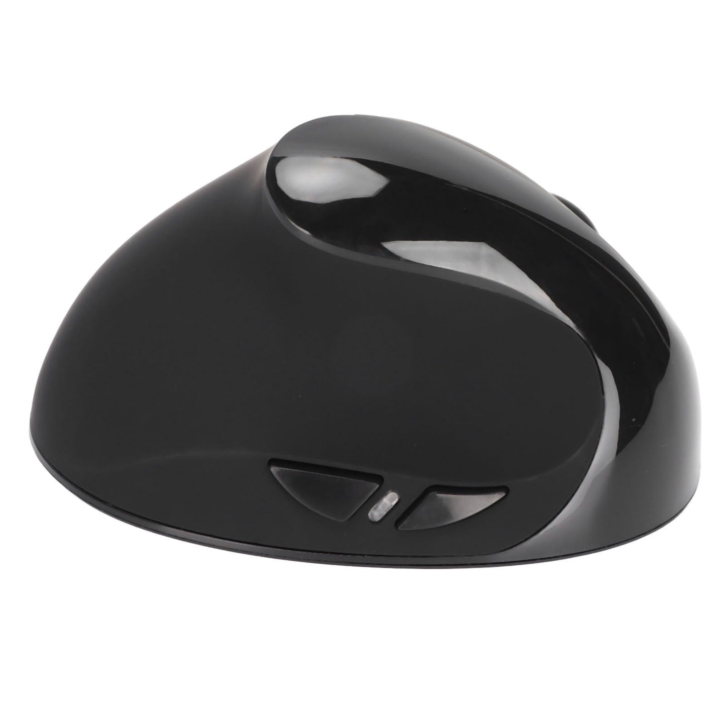 Left Hand Vertical Mouse 2.4G Wireless Vertical Ergonomic Mouse Rechargeable Mouse with USB Adapter Adjustable DPI for PC Black