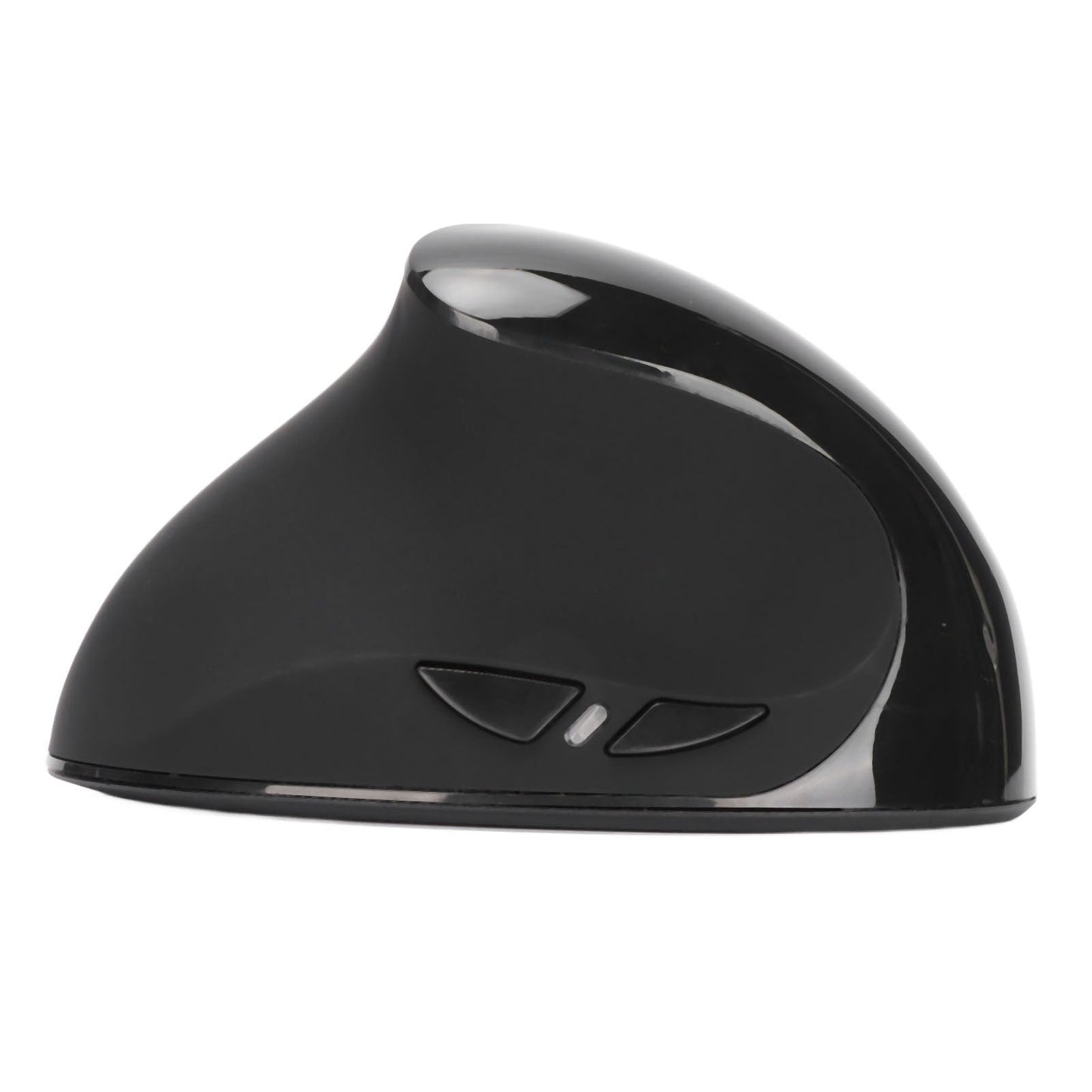 Left Hand Vertical Mouse 2.4G Wireless Vertical Ergonomic Mouse Rechargeable Mouse with USB Adapter Adjustable DPI for PC Black