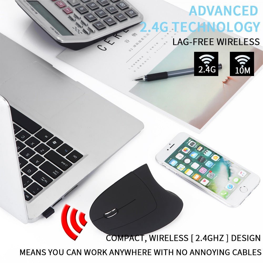Left Hand Vertical Mouse Wireless Mouse