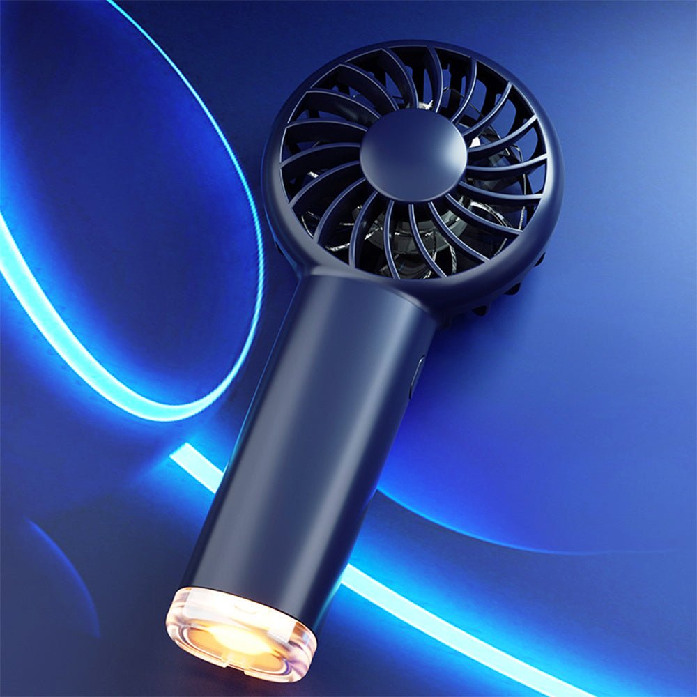 Little Hornet Handheld Mini Electric Fan Portable Charging With Small Lamp - Zambeel