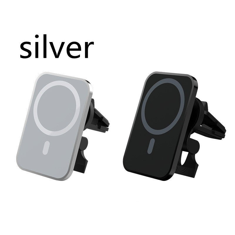 Magnetic Car Wireless Charger 15W Fast Charging Air Outlet - Zambeel